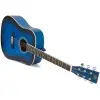 Guitarra Acustica SX SD104BUS Color Blue Sunburst