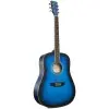 Guitarra Acustica SX SD104BUS Color Blue Sunburst