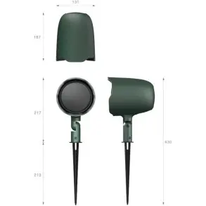 Bafle Exterior Estaca 6,5" JBL-GSF6-GN Verde PACKX2