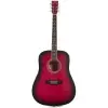 Guitarra Acustica SX SD104RDS Color Red Sunburst