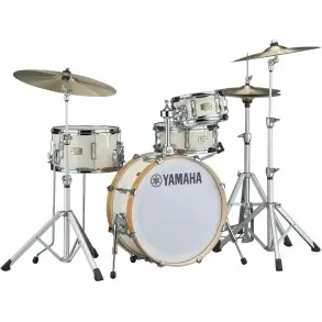 Bateria Yamaha Stage Custom Hip Birch Color Blanco Bombo 20x8