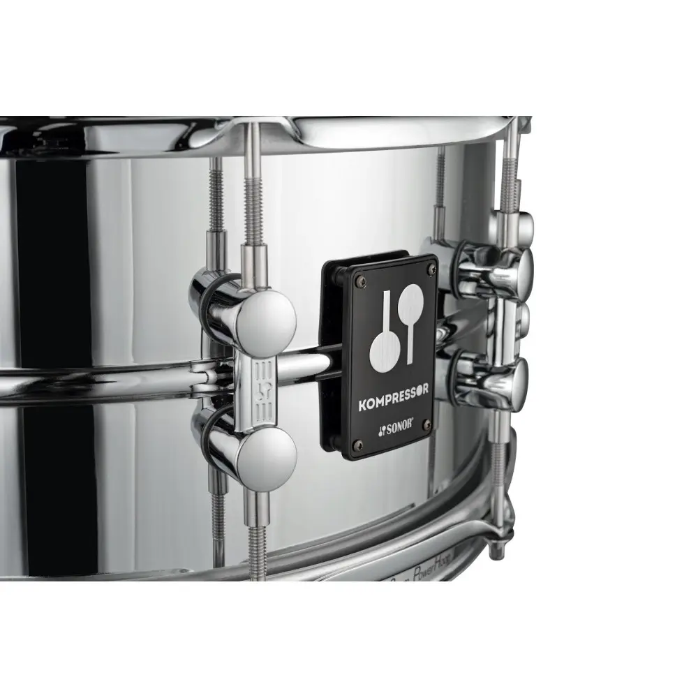 Redoblante Sonor Kompressor De Acero CHROME 14x5,75" KS14575SDS