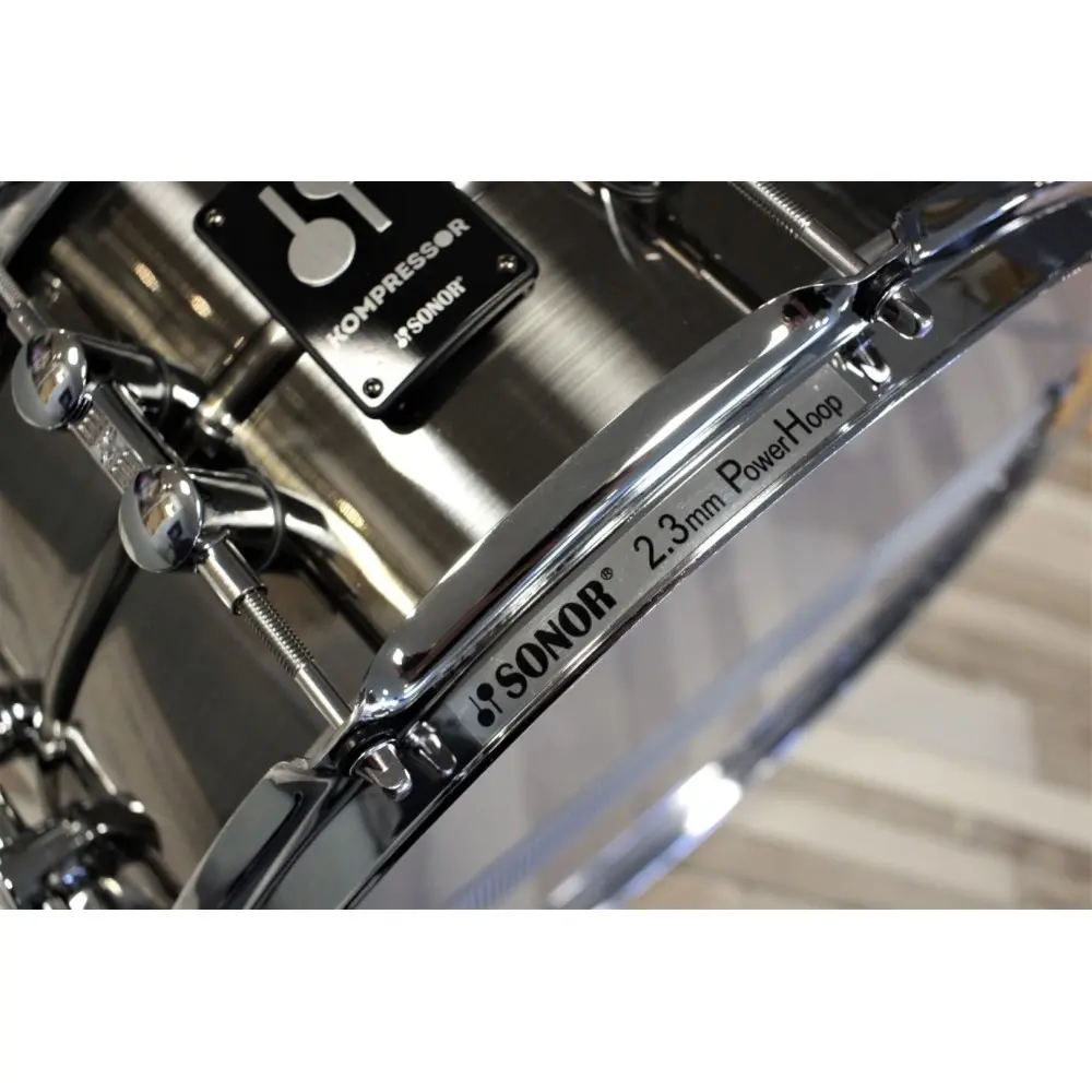 Redoblante Sonor Kompressor Brass Nickel Plated De 14x5,75" KS14575SDB