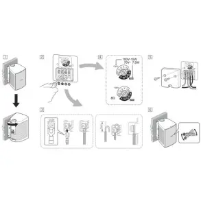 Kit Musica Funcional Parlantes Yamaha Exterior VS4 Interior Exterior Potencia ISMA y Cables