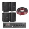 Kit Musica Funcional Parlantes Yamaha VS4 Potencia Restaurante y Cables Kit Musica Funcional Parlantes Yamaha VS4 Potencia Restaurante y Cables