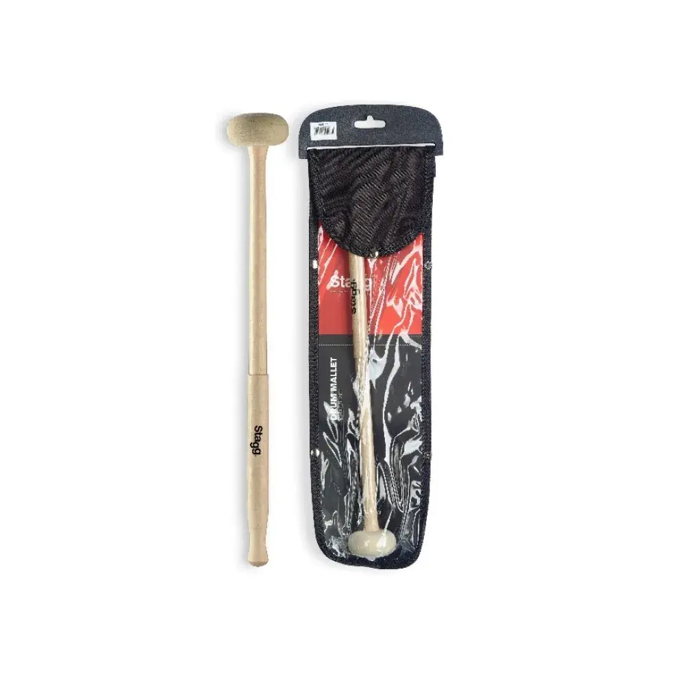 Mallet STAGG SMDF2 Medium 37.5" Maple Punta De Fieltro + Funda