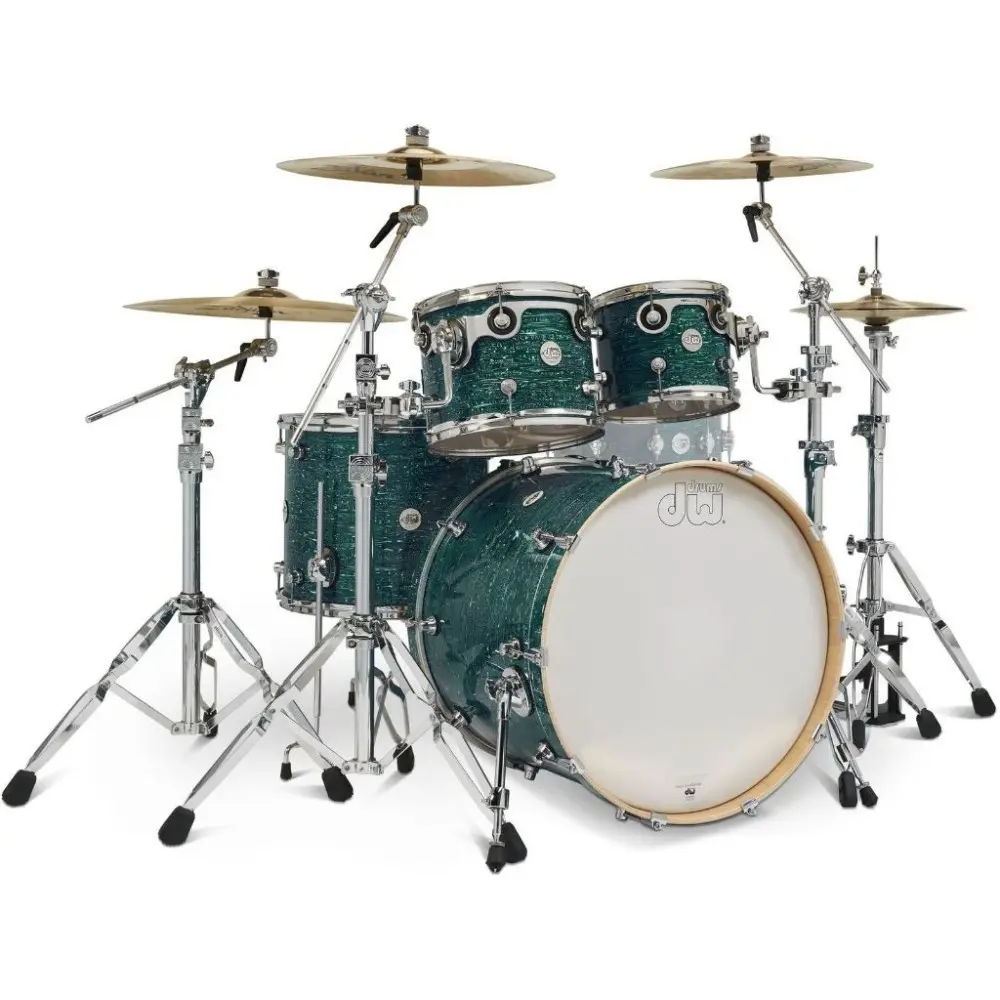 Batería Acústica DW 4 Cuerpos Desing Series Color Strata Green DDFP2214GS