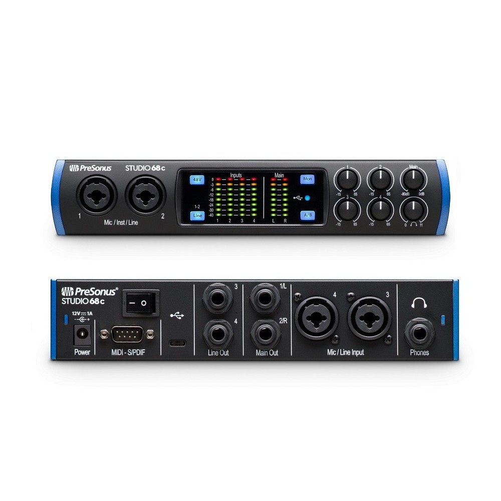 Placa Interface de Audio PRESONUS STUDIO 68C 4 Canales