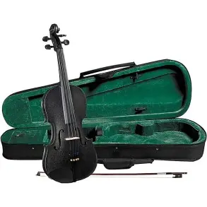 Violín Cervini Cremona 4/4 Color Negro Con Estuche y Accesorios