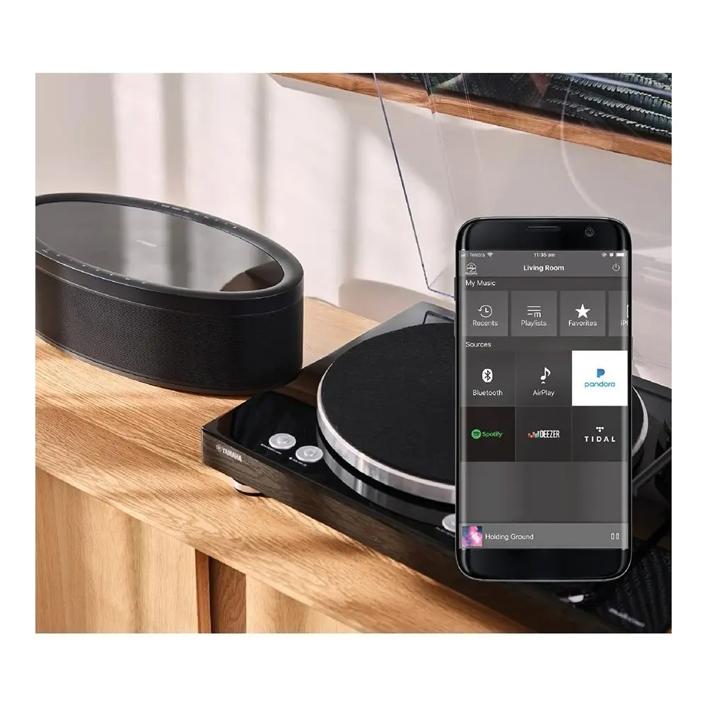 Bandeja Yamaha TTN503B Tocadiscos Conexión Wi Fi, Bluetooth, AirPlay 2 o Spotify