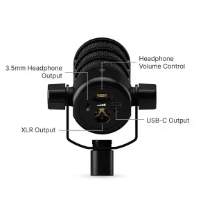 Microfono Dinamico Podcast Rode PODMIC USB XLR Cardioide