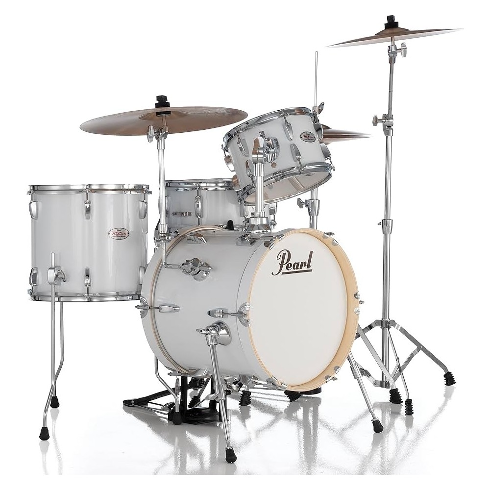 Bateria Pearl Midtown 4 Cuerpos Color Pure White MT564/C 33