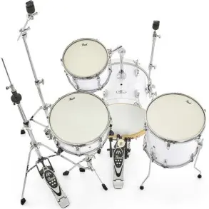 Bateria Pearl Midtown 4 Cuerpos Bombo 16 MT564 White