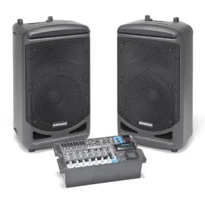 sistema sonido portatil 1000 wats con bluetooth Samson XP1000B 