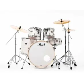 Bateria Bombo 22" Pearl Export 5 Cuerpos Color Slipstream White EXX725SPN/C 777