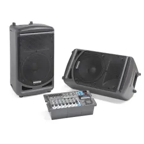 sistema sonido portatil 1000 wats con bluetooth Samson XP1000B 