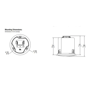 Parlantes de Instalacion JBL CONTROL 14 C/T 25W 70-100v 4"