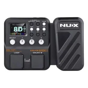 Pedalera de Guitarra Multiefecto Nux MG101 Interfaz USB