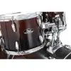 Bateria Pearl Roadshow 5 Cuerpos Bombo 22 Fierros + Platillos Garnet Fade