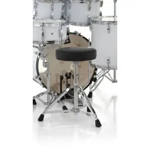 Bateria Pearl Roadshow 5 Cuerpos Bombo 22 Fierros + Platillos White