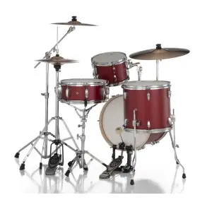 Bateria Pearl Midtown 4 Cuerpos Bombo 16 MT564 Red