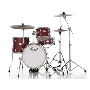 Bateria Pearl Midtown 4 Cuerpos Bombo 16 MT564 Red