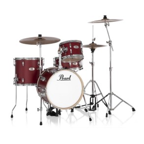 Bateria Pearl Midtown 4 Cuerpos Bombo 16 MT564 Red