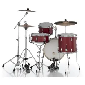 Bateria Pearl Midtown 4 Cuerpos Bombo 16 MT564 Red