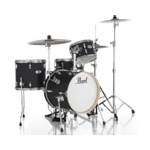 Bateria Pearl Midtown 4 Cuerpos Bombo 16 MT564 Black