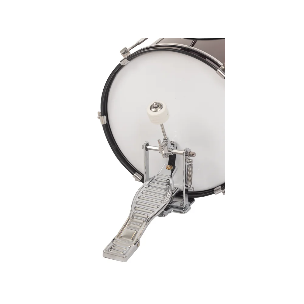 Bateria 3 Cuerpos Bombo 12 con Banqueta Color Gris Sparkle