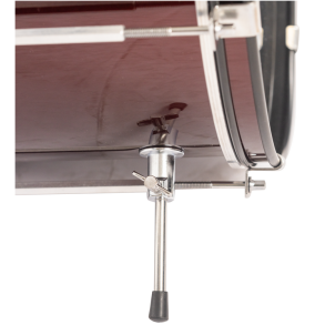 Bateria 3 Cuerpos  Bombo 12 con Banqueta Color Gris Sparkle