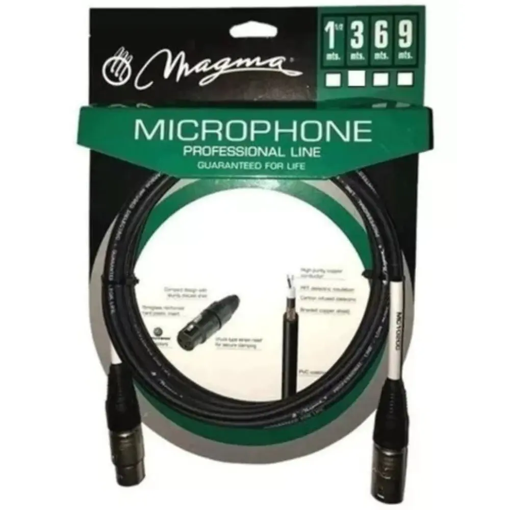 Cable XL XLR 6 Metros Magma MC103CC