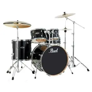 Pack Bateria Pearl Export + Set de Fierros + Platillos + Banqueta