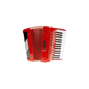 Acordeon A Botones Corelli 30 Teclas Rojo 48 Bajos HC3048(A) RD