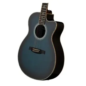 Guitarra Electroacustica SE AE60E Con Funda Color Cobalt Blue Burst