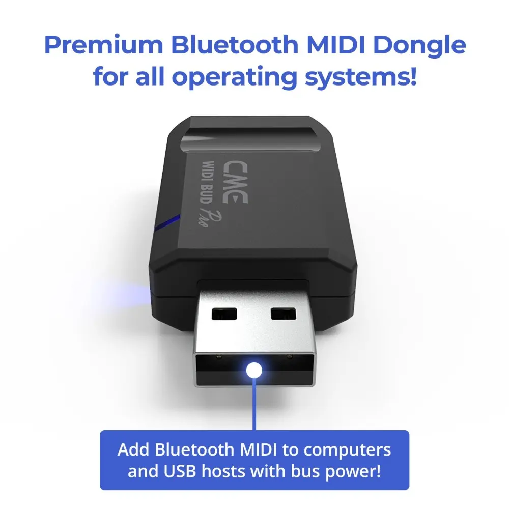 Interfaz USB Midi Bluetooth Cme WIDIBUDPRO