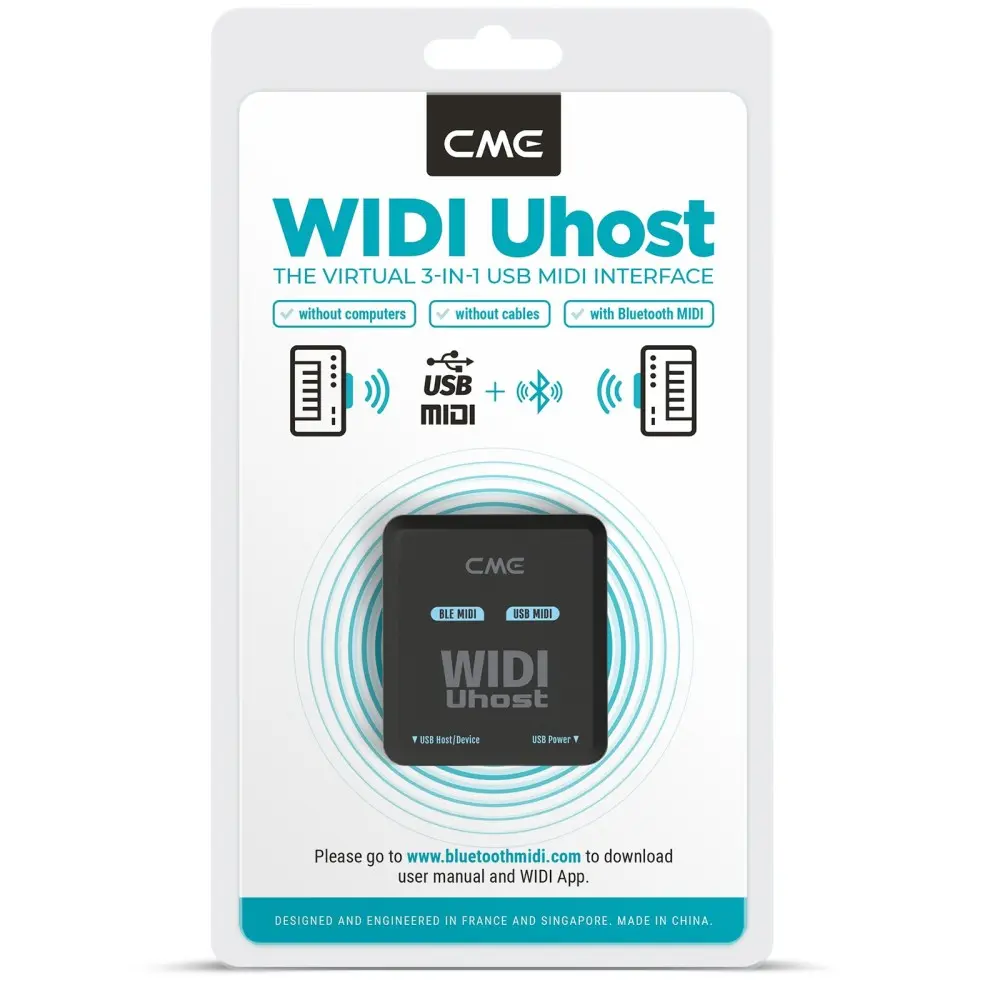 Interfaz MIDI Cme WIDIUHOST