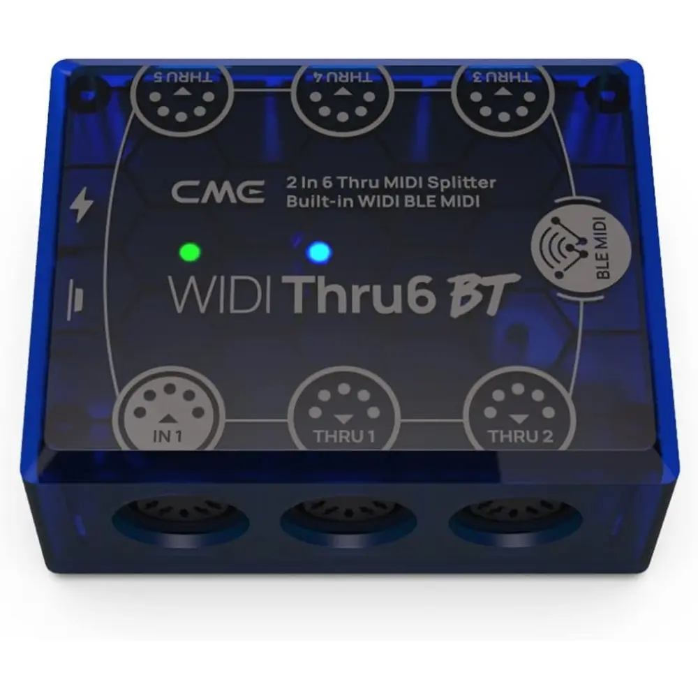 Split USB Midi Cme WIDITHRU6BT