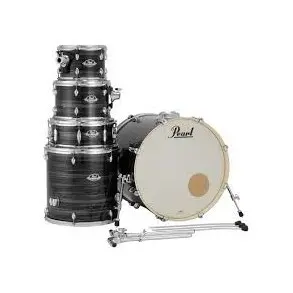 Bateria Bombo 22" Pearl Export 5 Cuerpos Color Graphite Silver Twist EXX725SPN/C 778