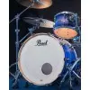 Bateria Pearl Professional Series 3 Cuerpos Bombo 22 Color Royal Blue Burst