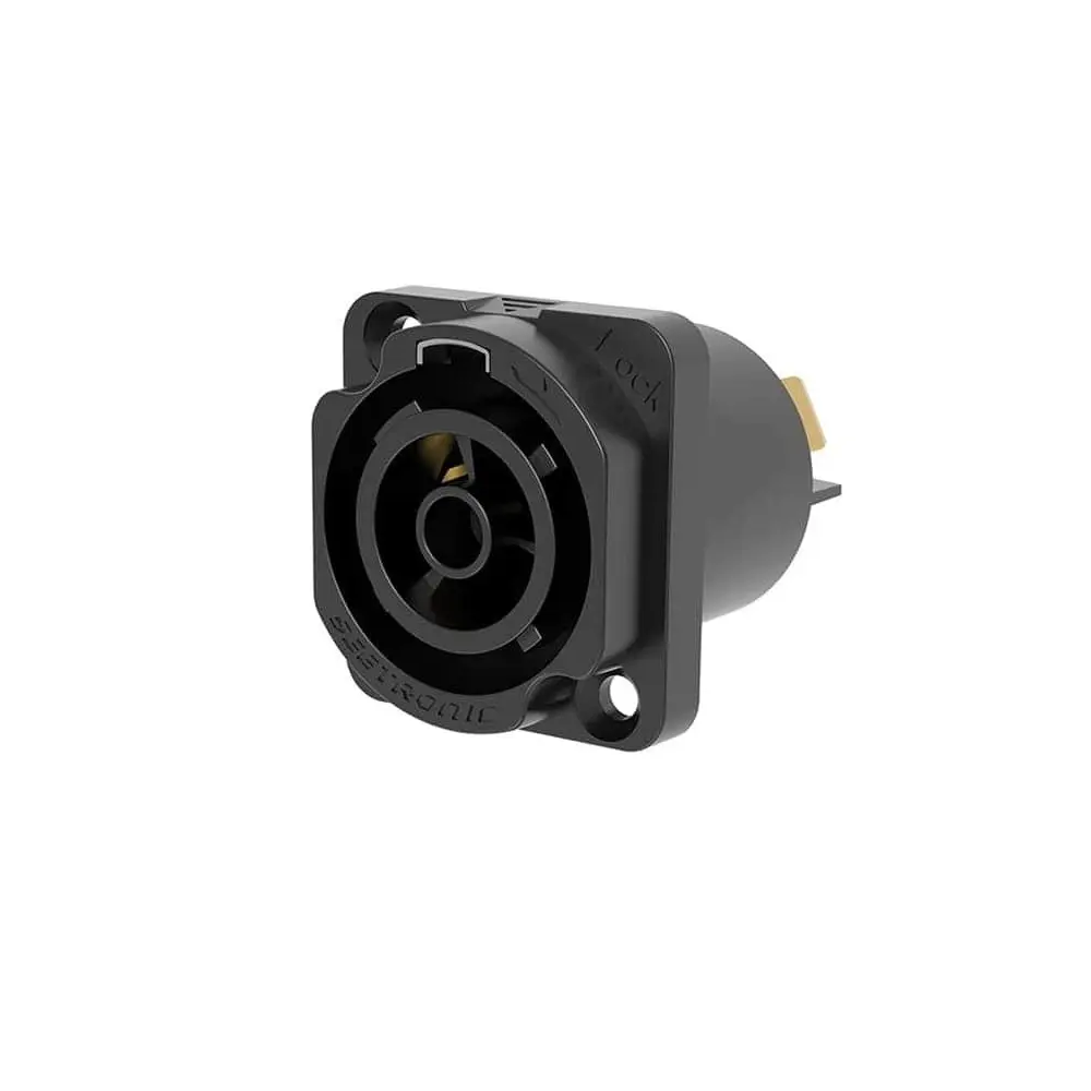 Seetronic SAC3FPX-20 Conector powercon OUT para chasis p/ intemperie (norma IP65)