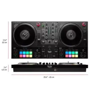 Controlador Dj Hercules Inpulse T7 Serato con USB y salida XLR