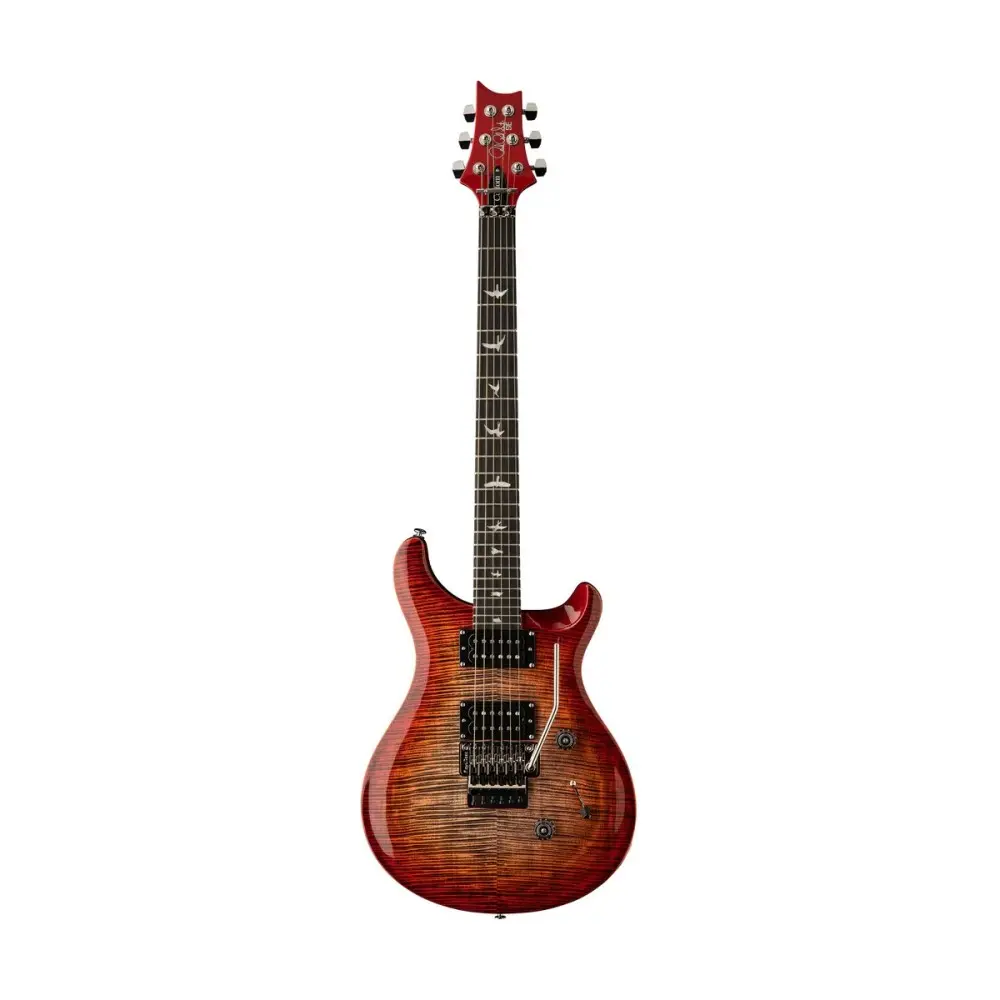 Guitarra Electrica PRS SE Custom 24 Quilt Package Color Charcoal Cherry Burst