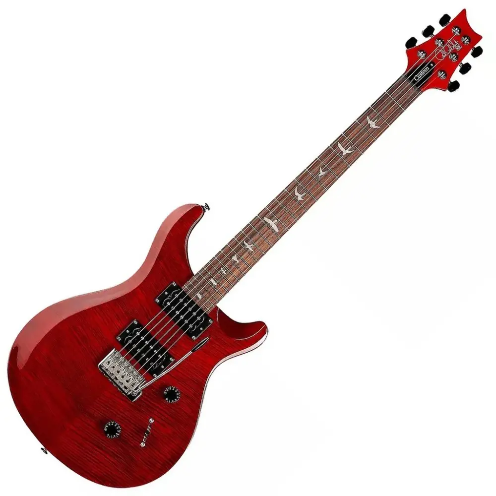 Guitarra Electrica SE Custom 24 Con Funda Color Ruby