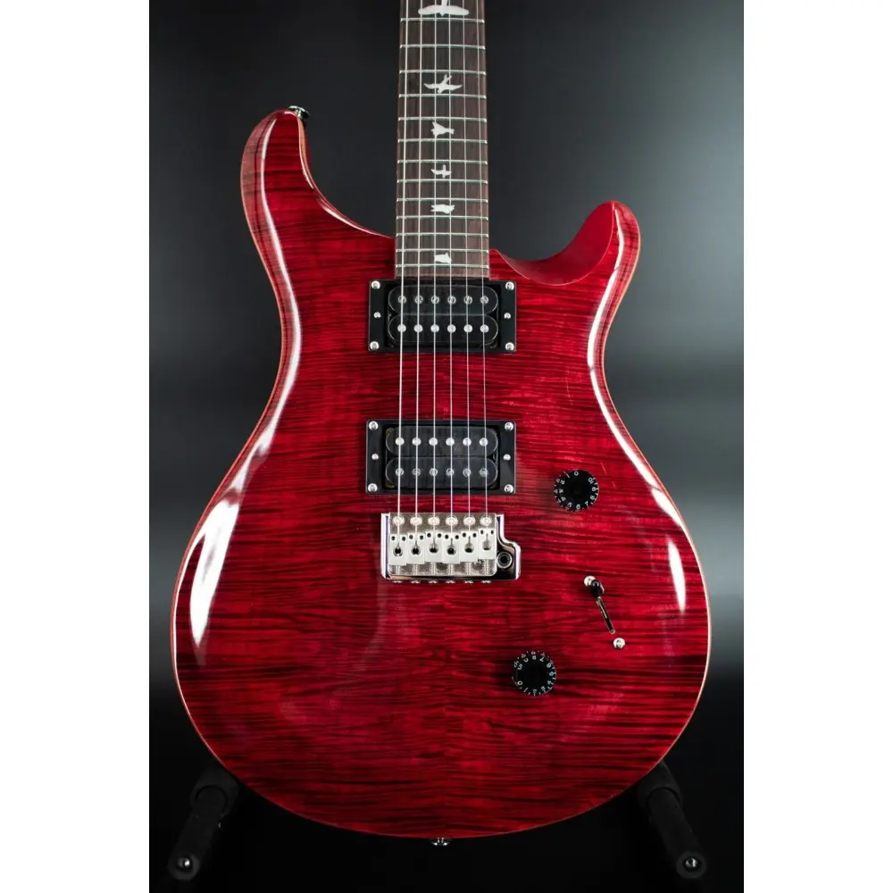 Guitarra Electrica SE Custom 24 Con Funda Color Ruby