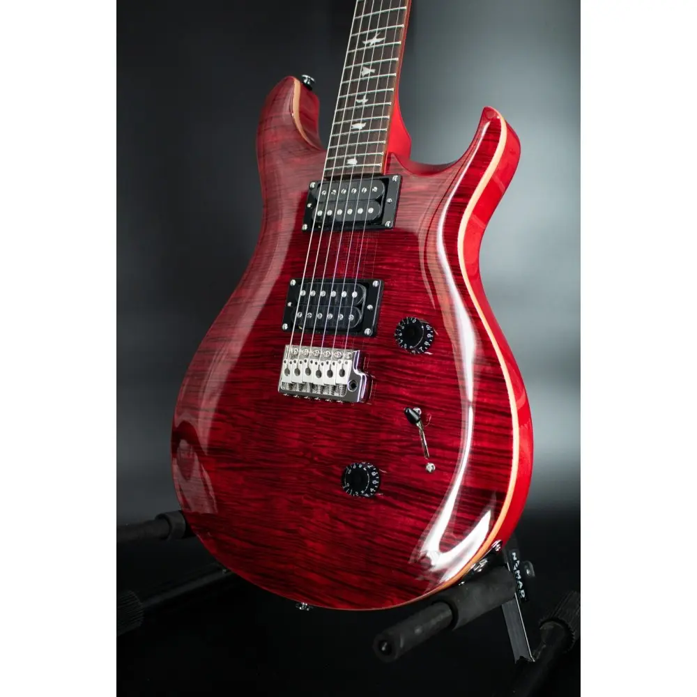 Guitarra Electrica SE Custom 24 Con Funda Color Ruby