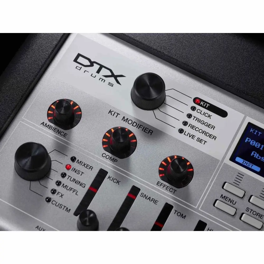 Bateria Electronica Yamaha DTX10K-MBF Parches Mesh 5 Cuerpos Madera
