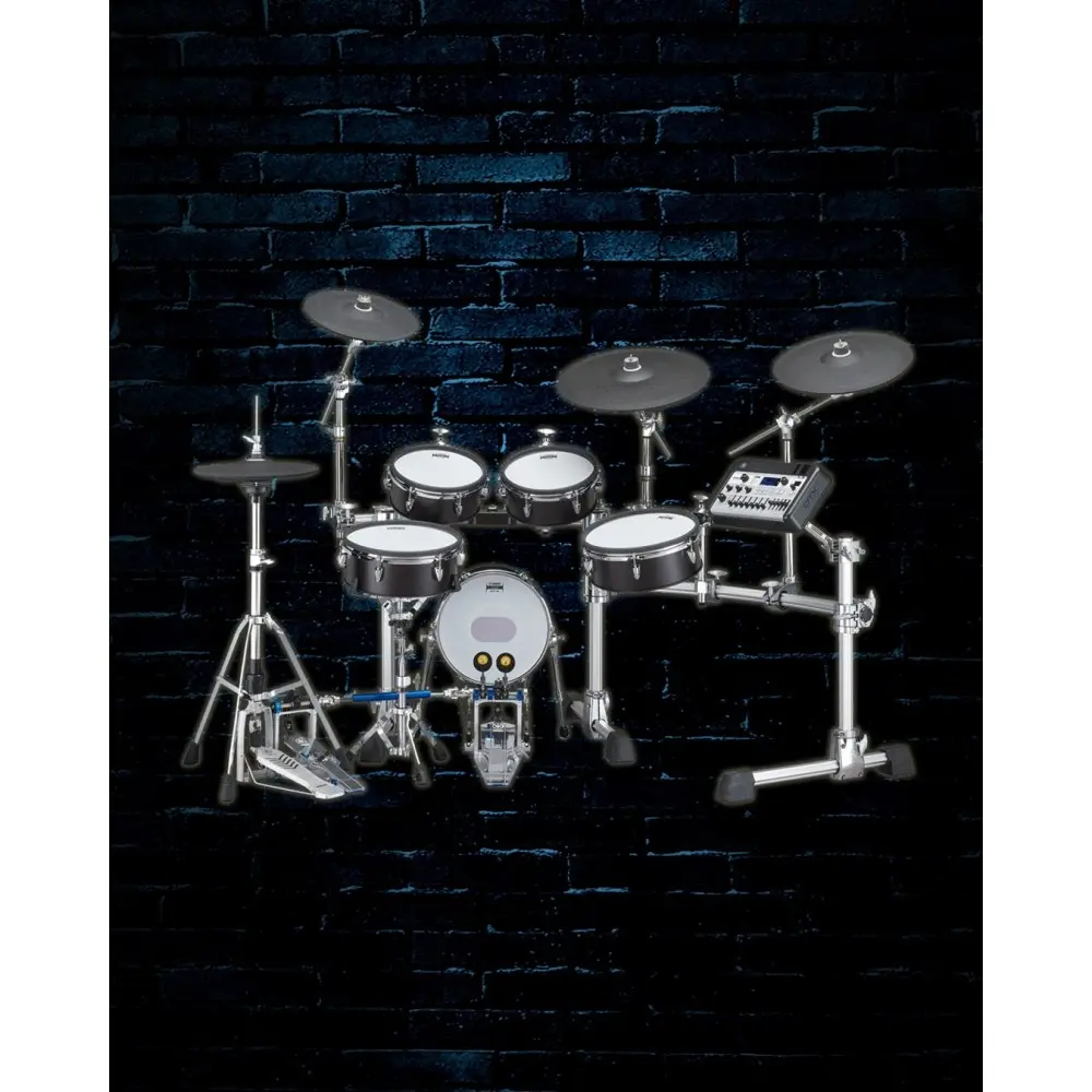 Bateria Electronica Yamaha DTX10K-MBF Parches Mesh 5 Cuerpos Madera