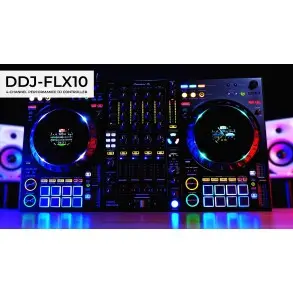 Controlador Dj Pioneer Ddj Flx10 4 Canales 16 Pads Rekordbox