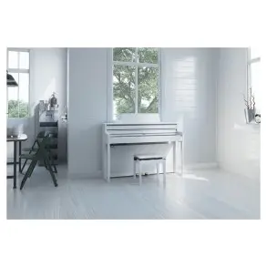 Piano Digital con Mueble ROLAND HP704WH Blanco 88 Teclas